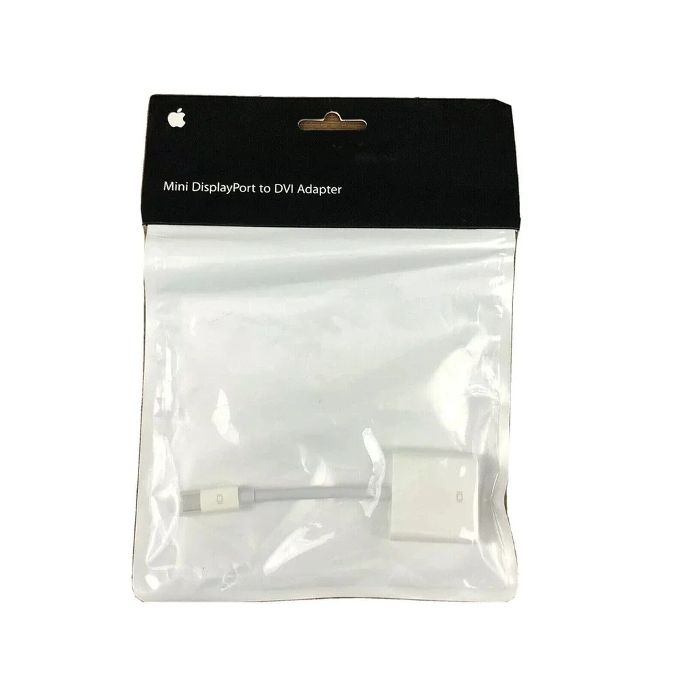 New GENUINE Apple Mini DVI to DVI Adapter M9321G/B White OEM New Original Sealed